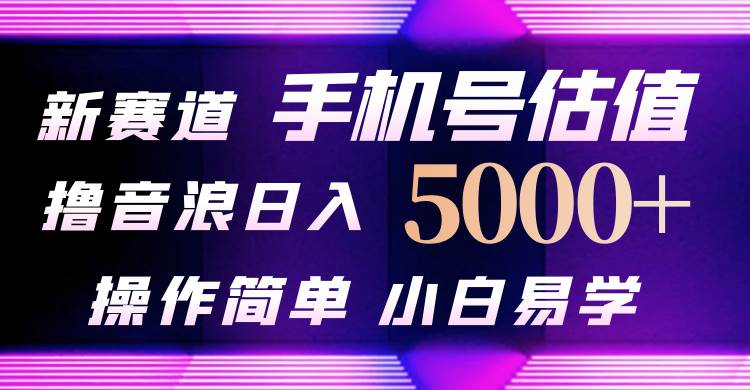 抖音不出境直播【手机号估值】最新撸音浪，日入5000+，简单易学，适合…